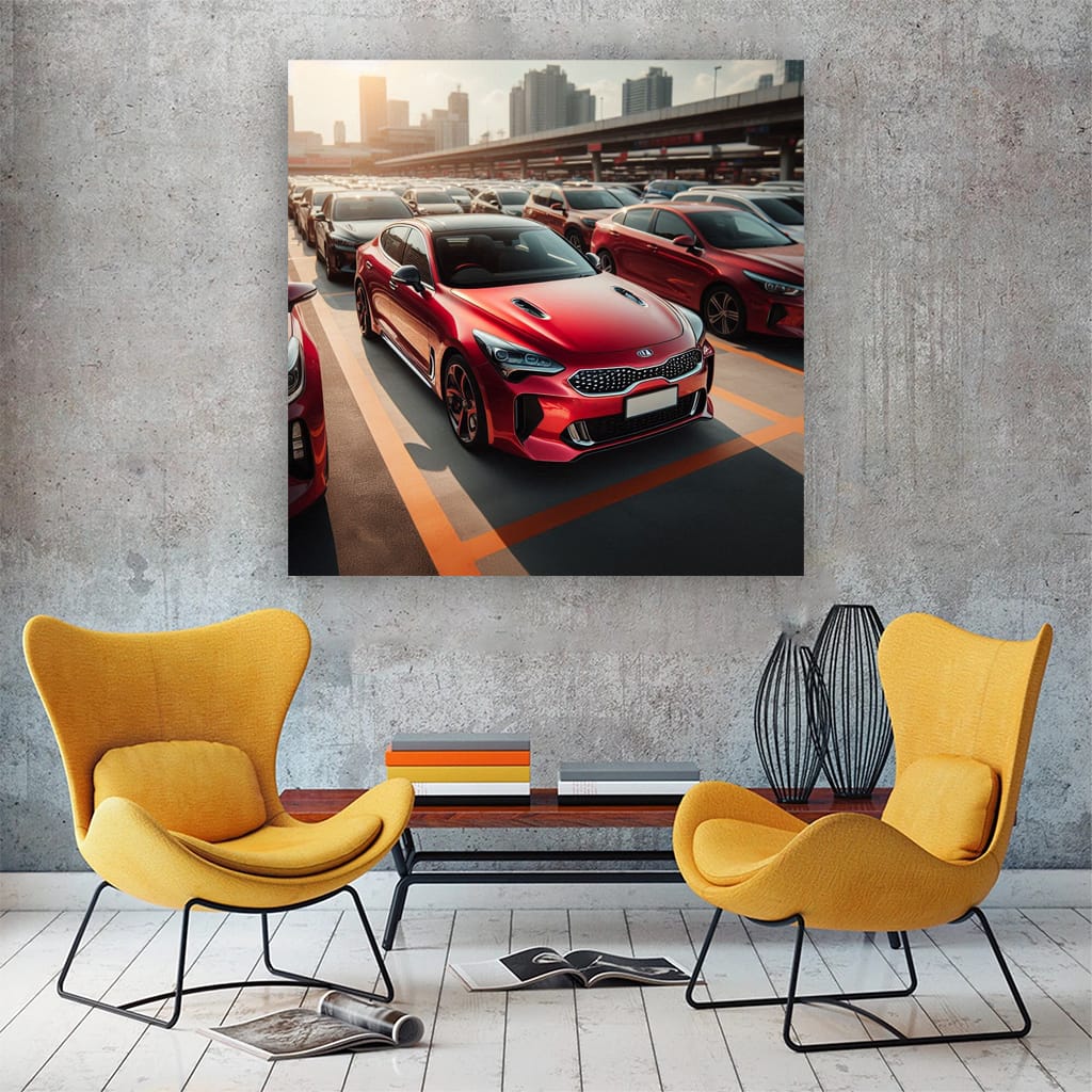 Kia Stinger Parked - Fusion of Power and Elegance
