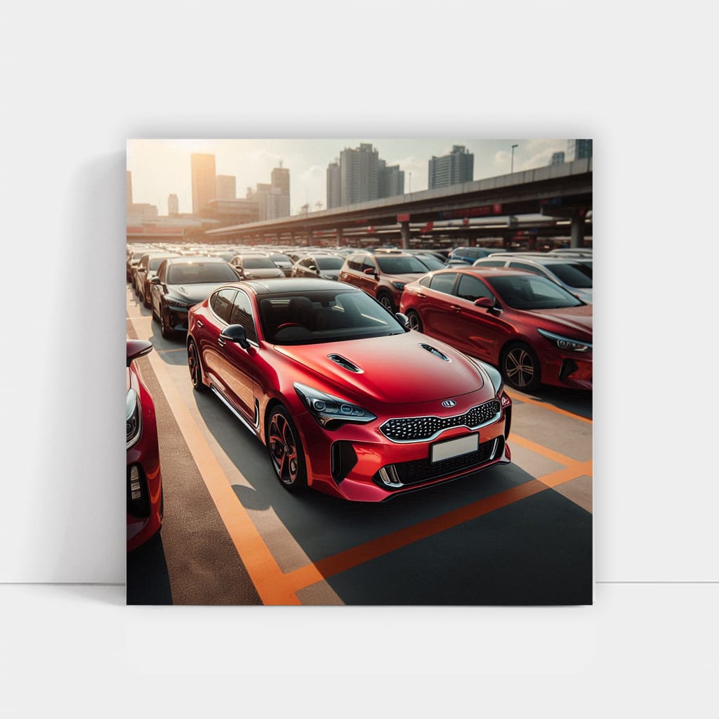 Kia Stinger Parked - Fusion of Power and Elegance