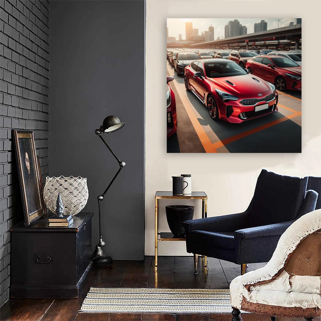Kia Stinger Parked - Fusion of Power and Elegance