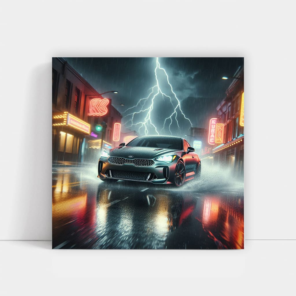 Kia Stinger Thunderstorm Wall Art