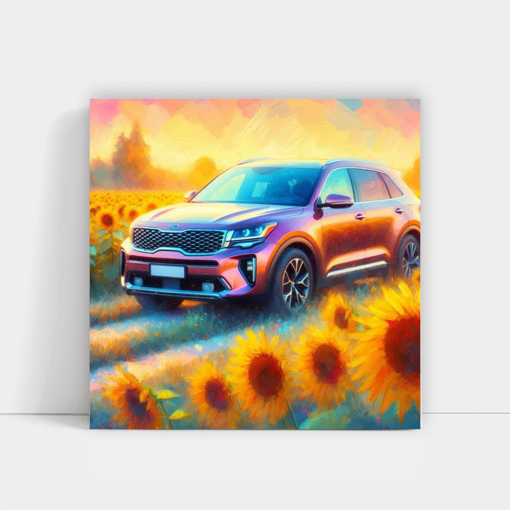 Kia Telluride Impressionism Wall Art