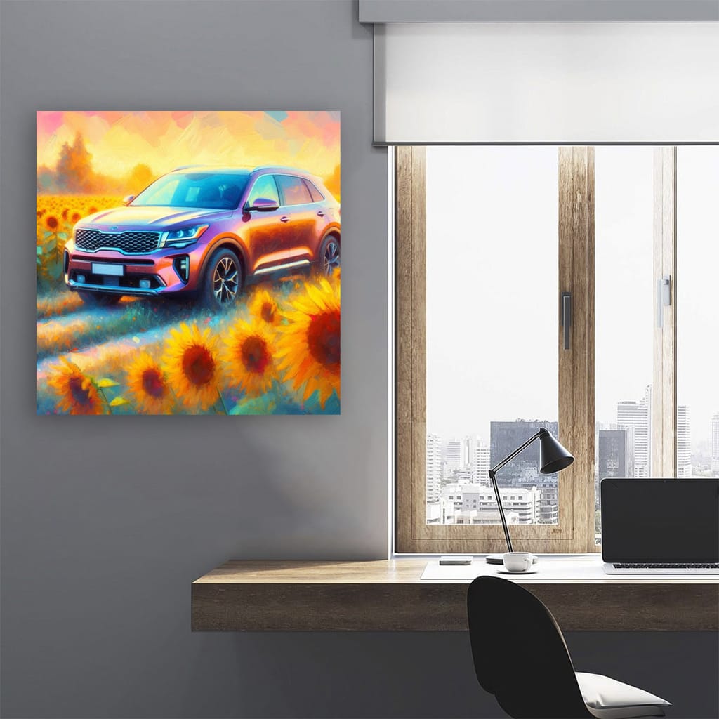 Kia Telluride Impressionism Wall Art