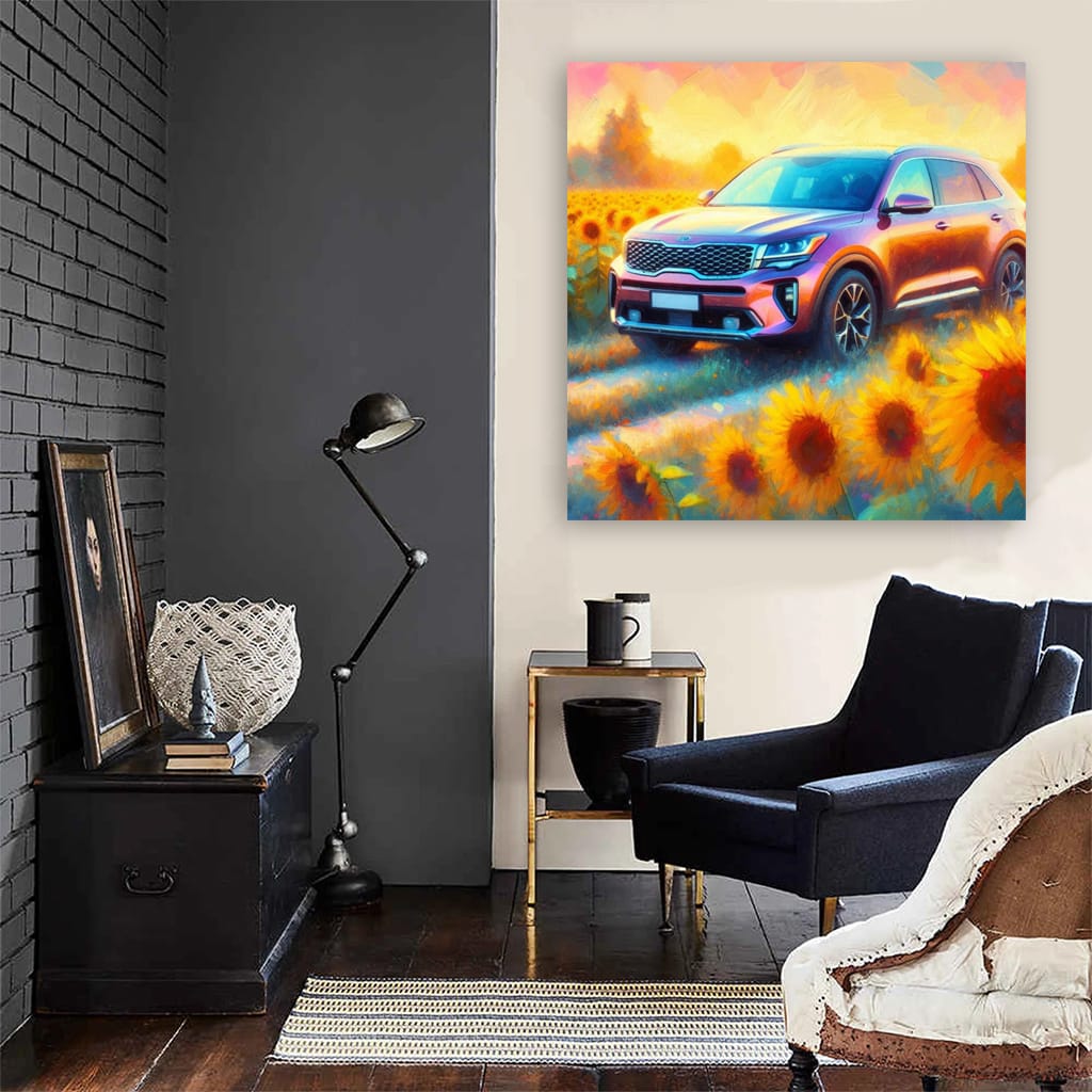 Kia Telluride Impressionism Wall Art