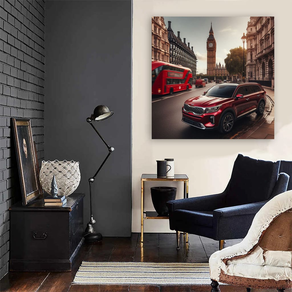 Kia Telluride London Wall Art