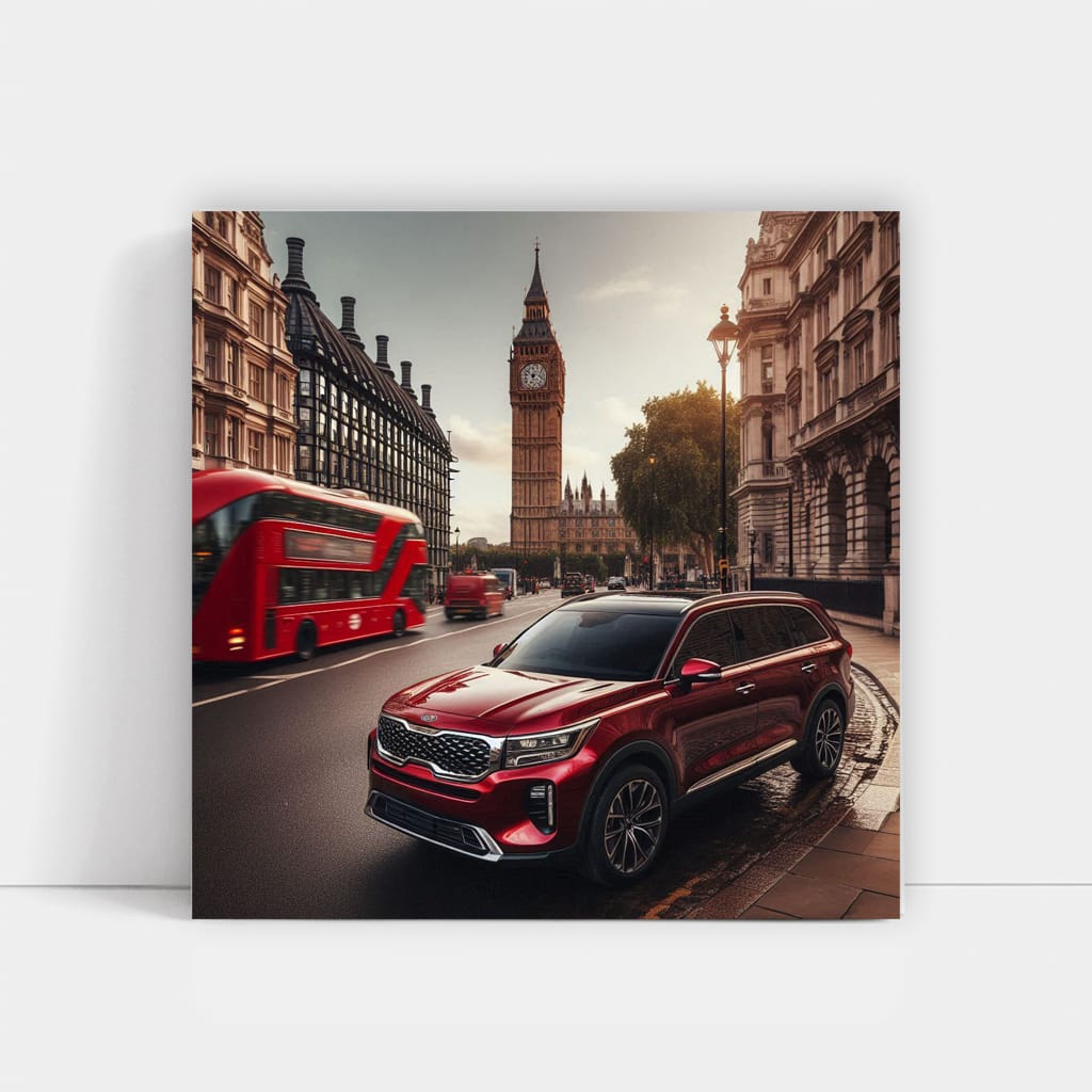 Kia Telluride London Wall Art