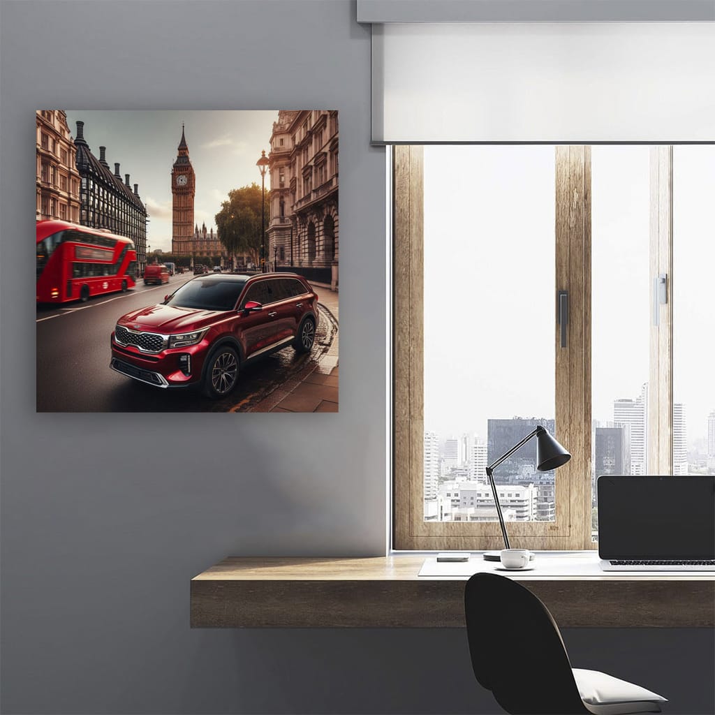 Kia Telluride London Wall Art