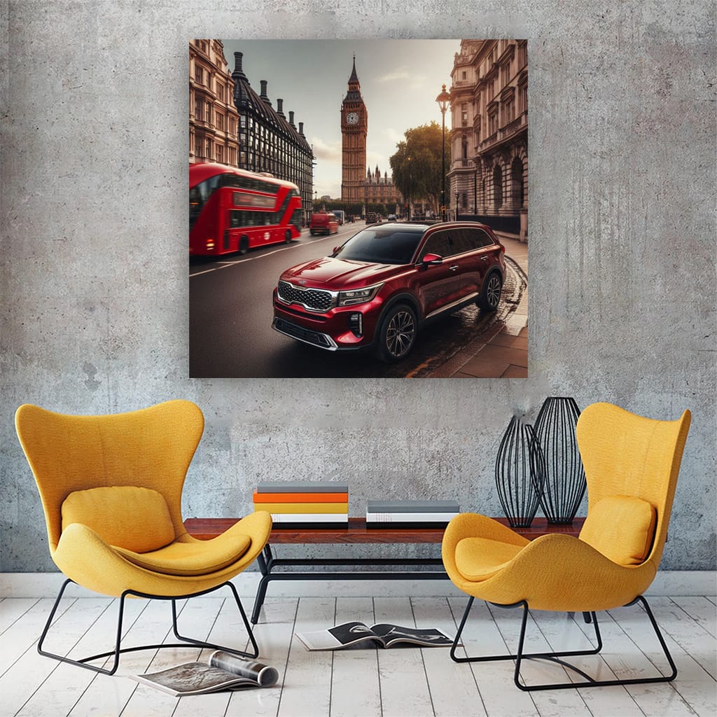 Kia Telluride London Wall Art