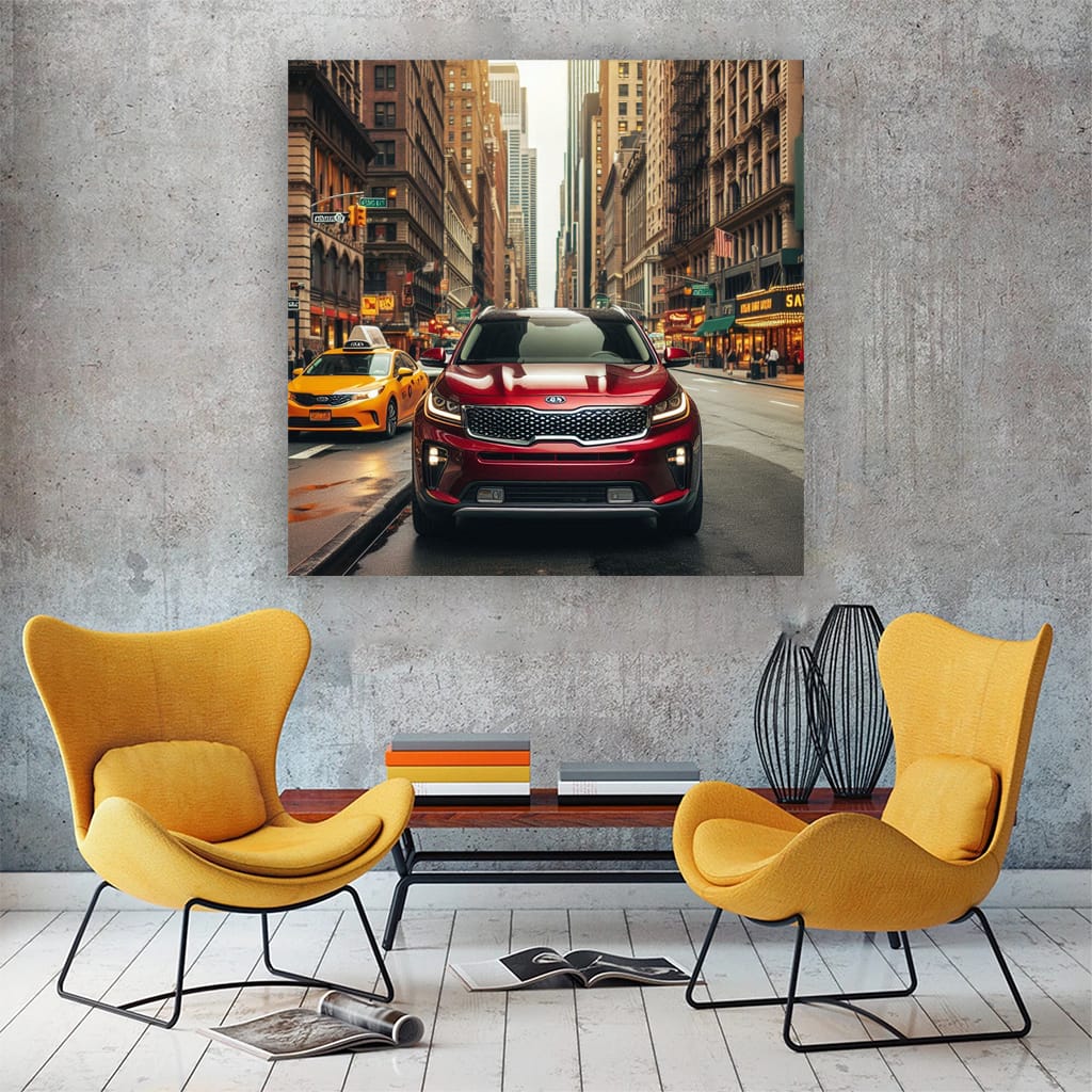 Kia Telluride New Yo Wall Art