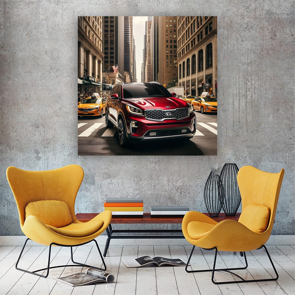 Kia Telluride New York Wall Art