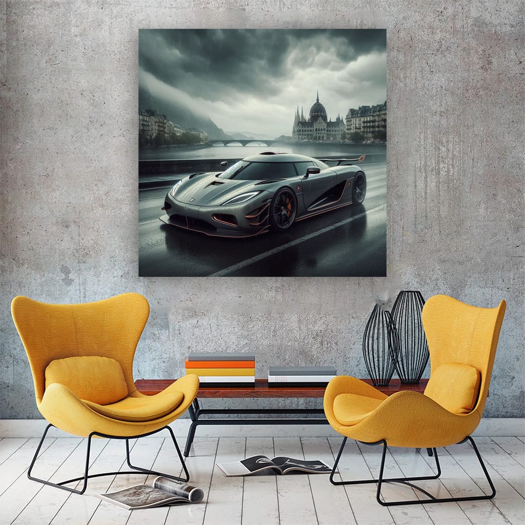 Koenigsegg Jesko in Overcast Weather - Speed and Power Unleashed
