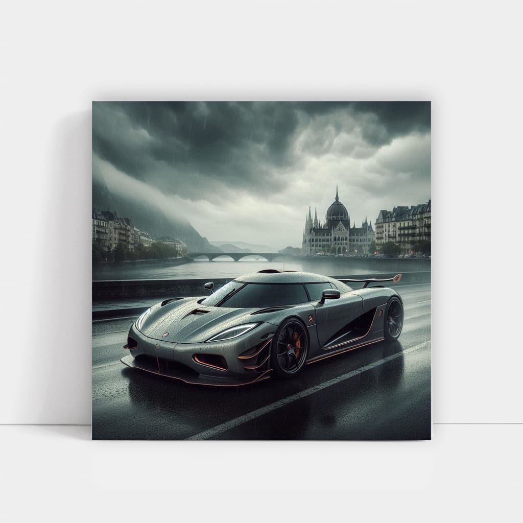 Koenigsegg Jesko in Overcast Weather - Speed and Power Unleashed
