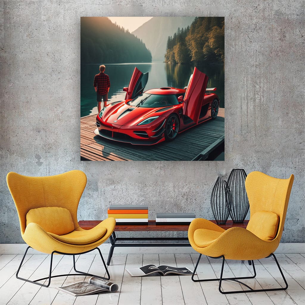 Koenigsegg Jesko Riv Wall Art