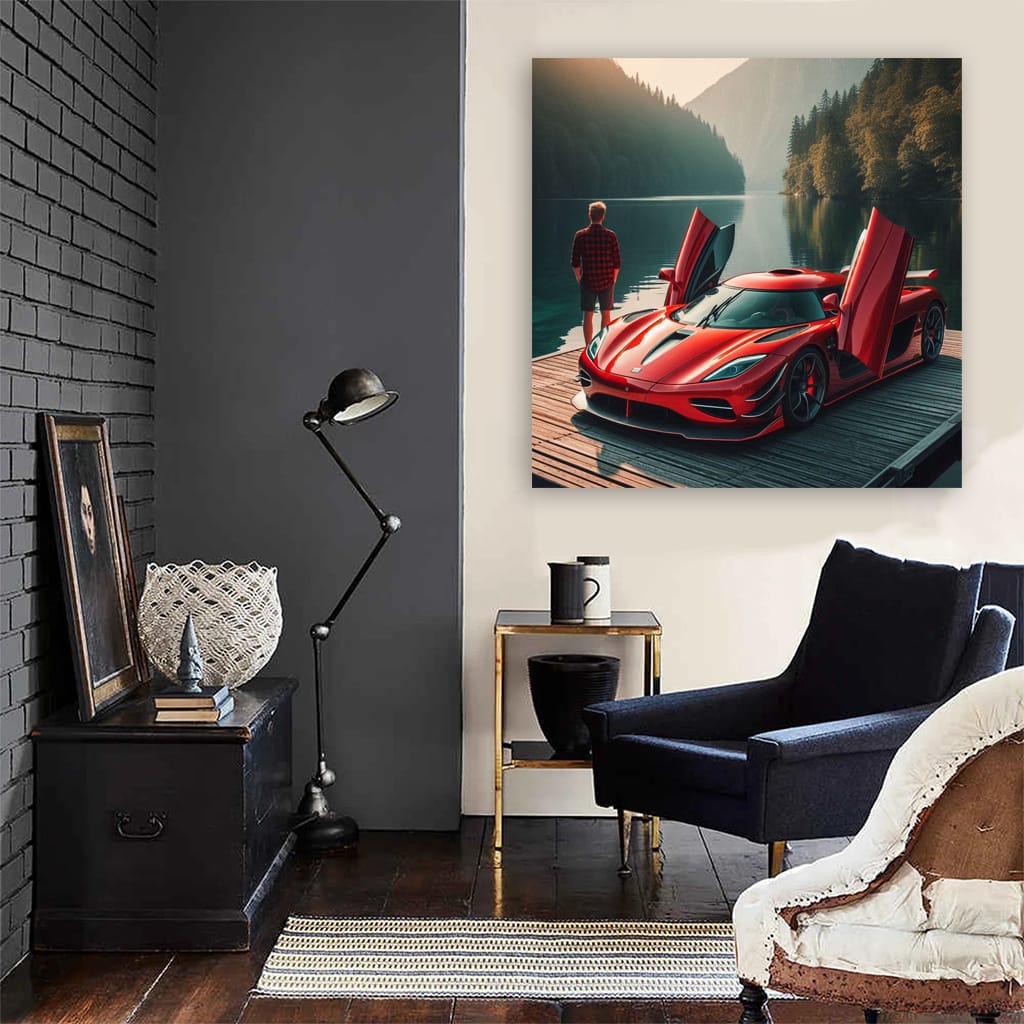 Koenigsegg Jesko Riv Wall Art