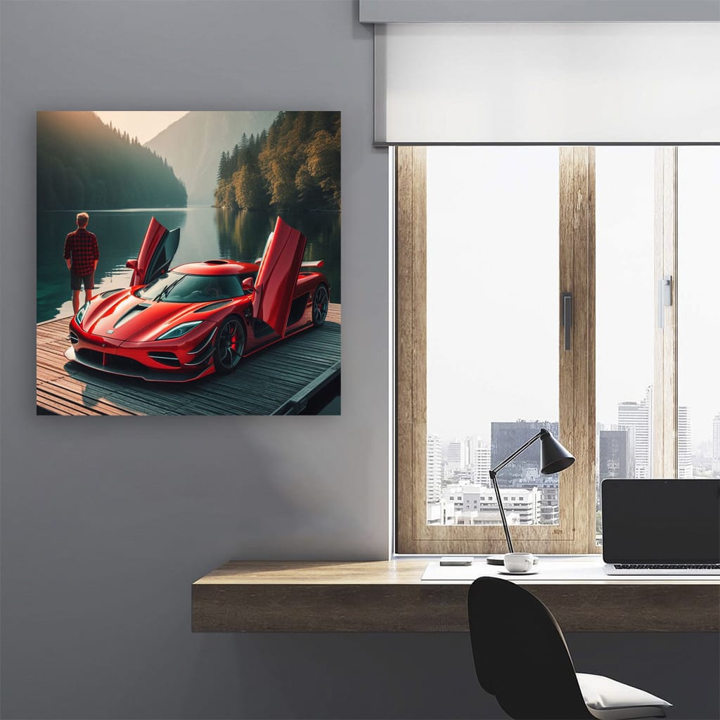 Koenigsegg Jesko Riv Wall Art