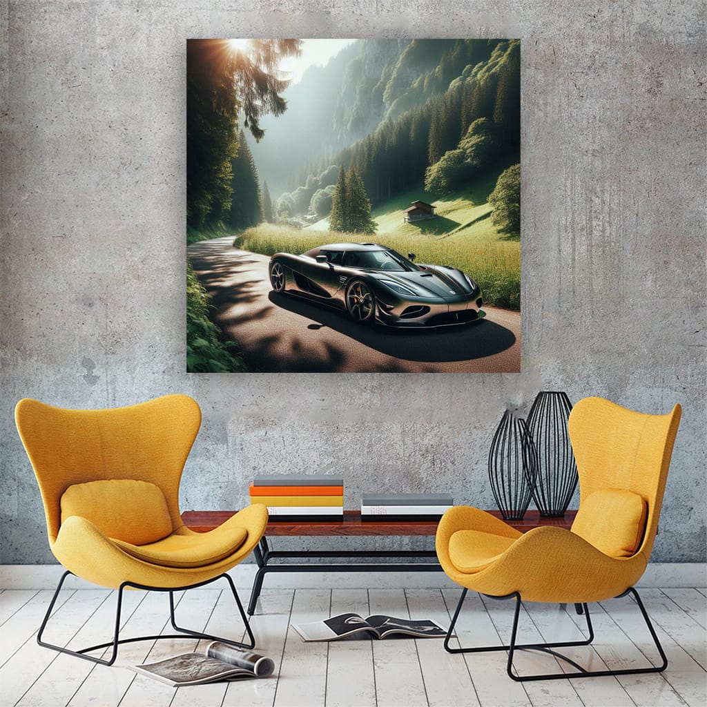 Koenigsegg Regera Valley Wall Art