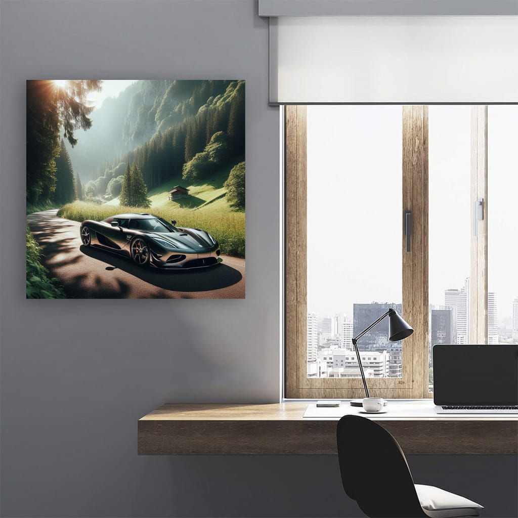 Koenigsegg Regera Valley Wall Art