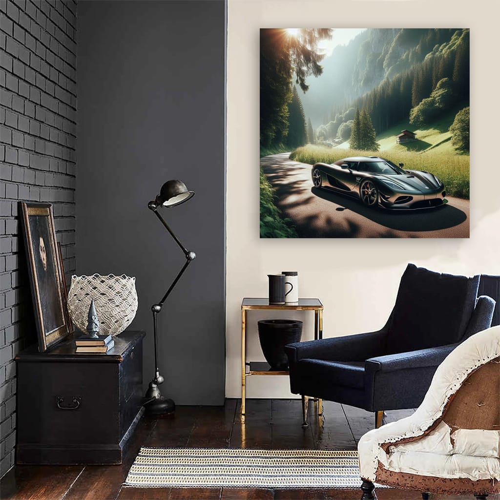 Koenigsegg Regera Valley Wall Art