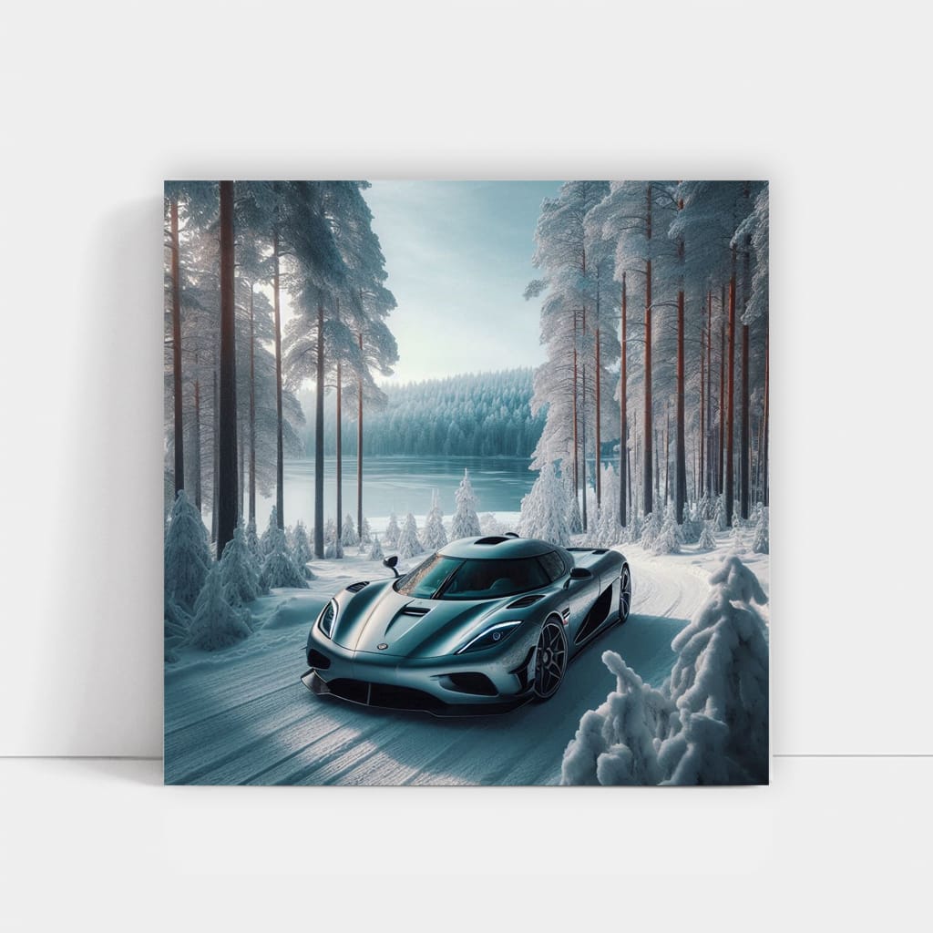 Koenigsegg Regera Wint Wall Art