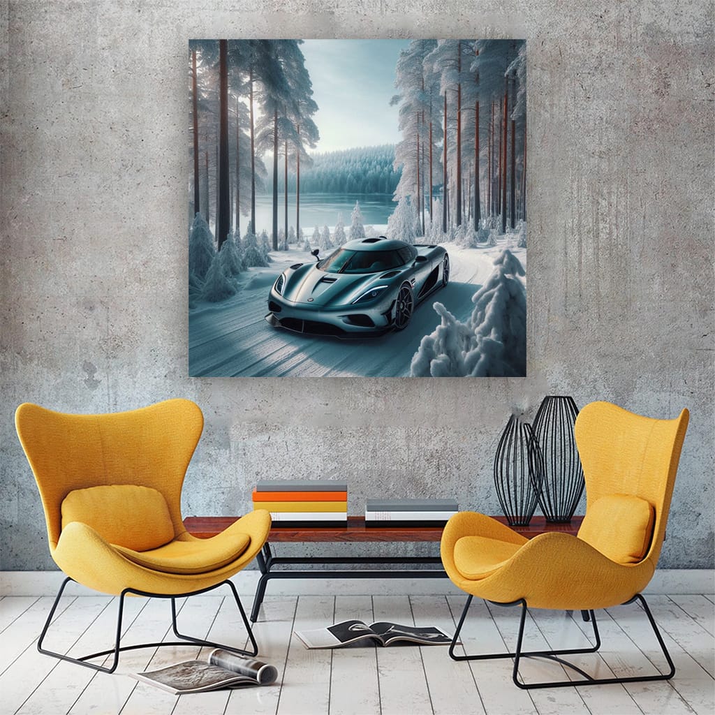 Koenigsegg Regera Wint Wall Art