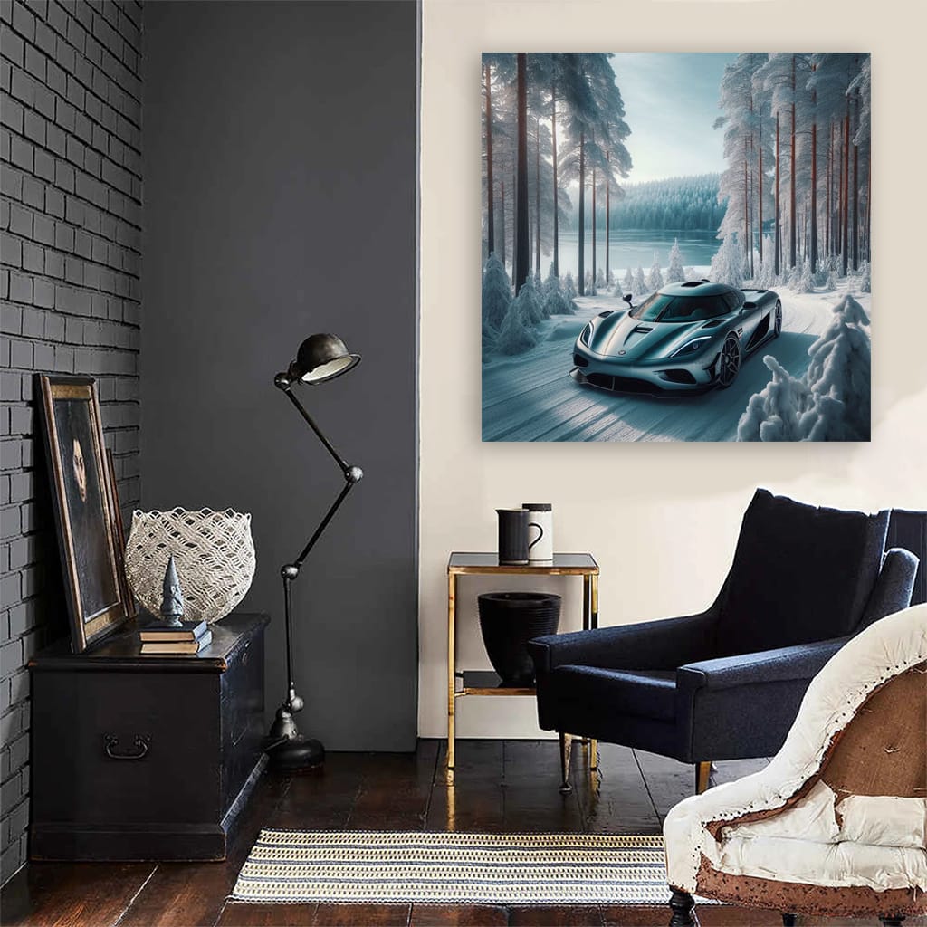 Koenigsegg Regera Wint Wall Art