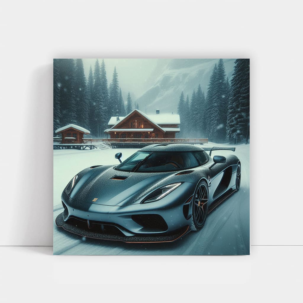 Koenigsegg Regera in Winter - Power and Elegance Unleashed