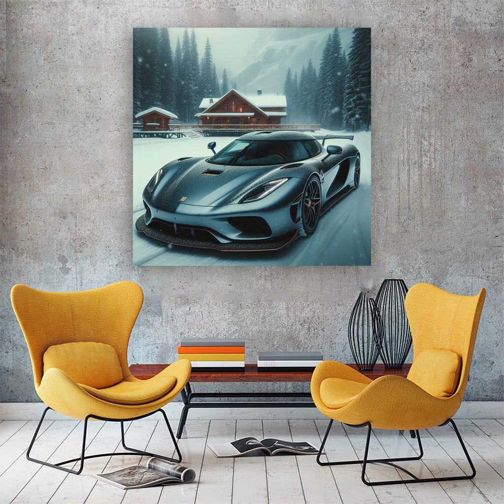 Koenigsegg Regera in Winter - Power and Elegance Unleashed