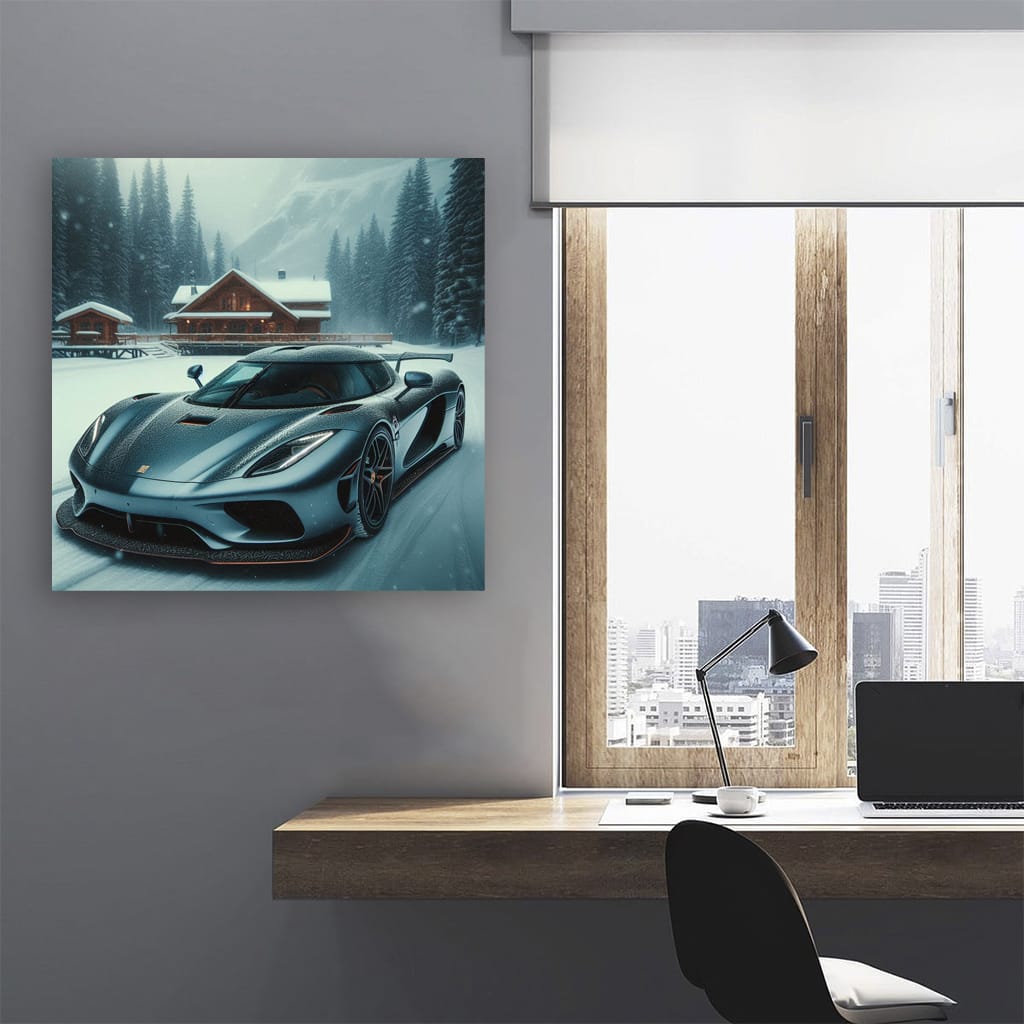 Koenigsegg Regera in Winter - Power and Elegance Unleashed