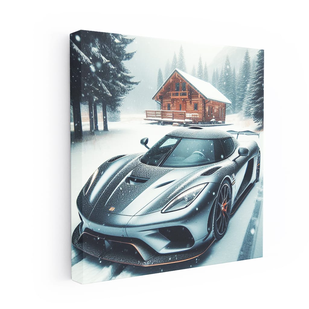 Koenigsegg Regera Winte Wall Art