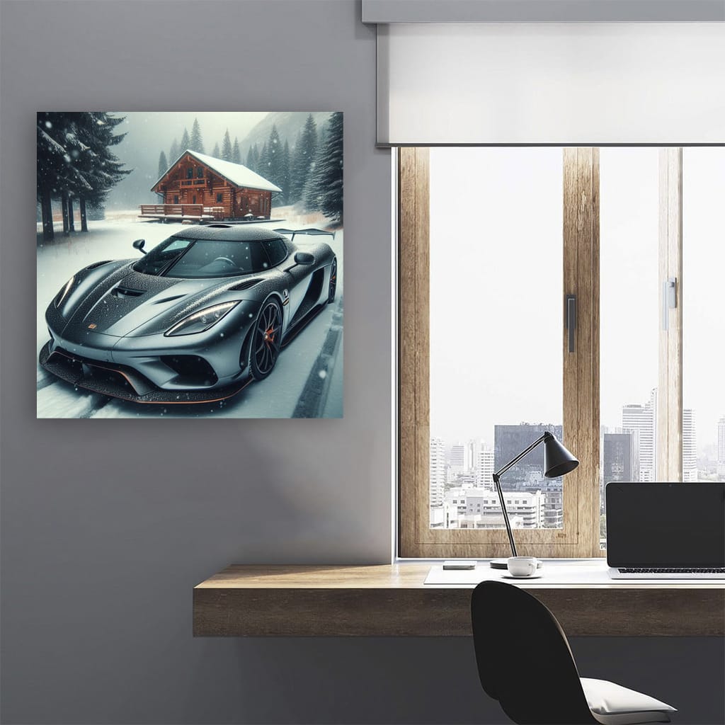 Koenigsegg Regera Winte Wall Art