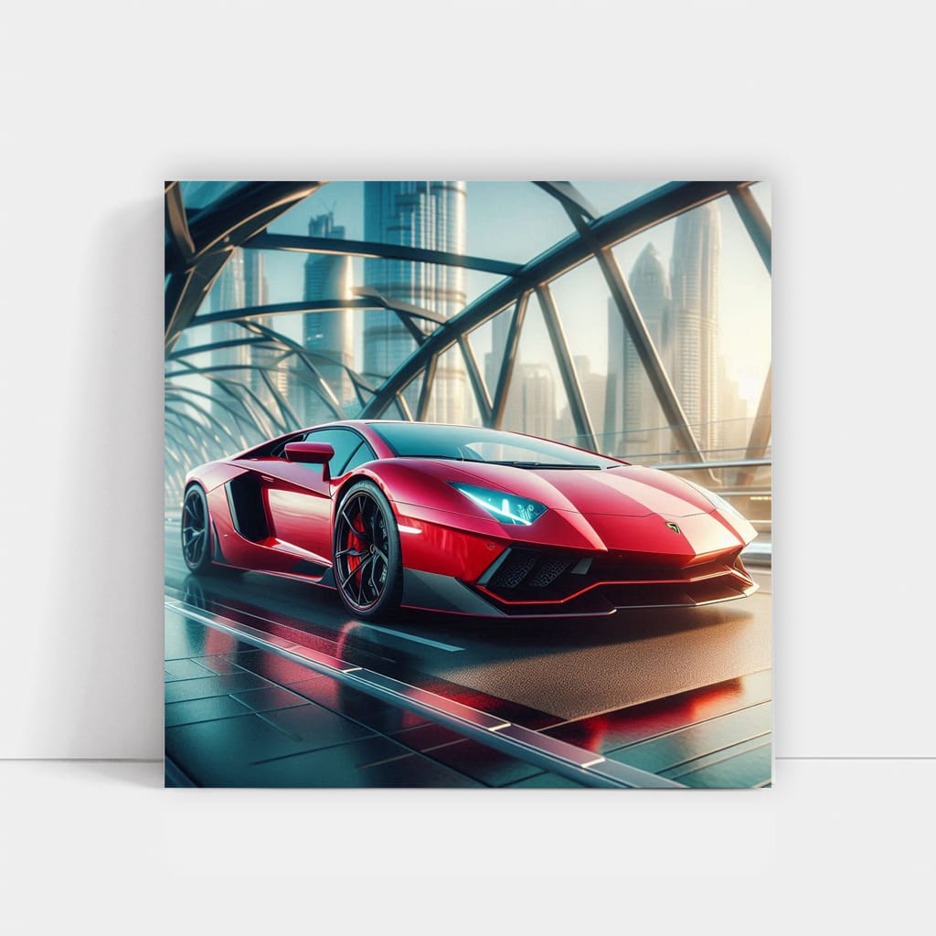 Lamborghini Aventador on Bridge - Unleash Beast