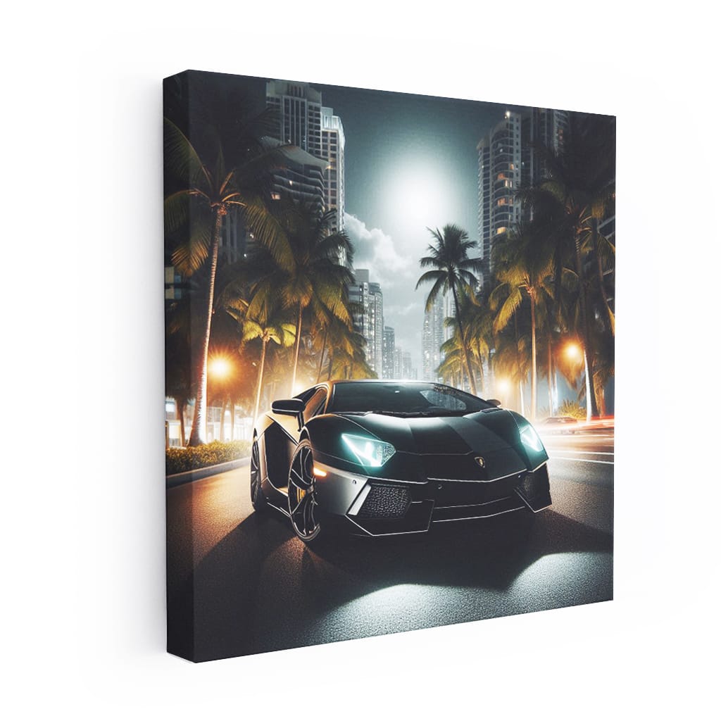 Lamborghini Aventador Nig Wall Art