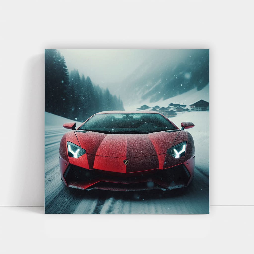 Lamborghini Aventador Winter Adventure - Power and Elegance