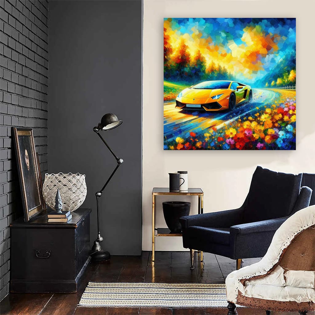 Impressionistic Lamborghini Gallardo: Power Meets Artistry