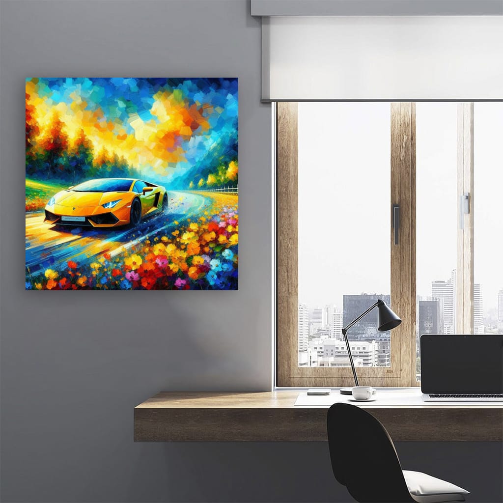 Impressionistic Lamborghini Gallardo: Power Meets Artistry