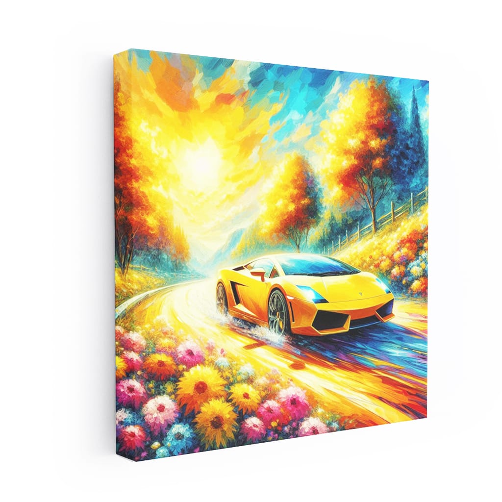 Lamborghini Gallardo Impressionism Wall Art