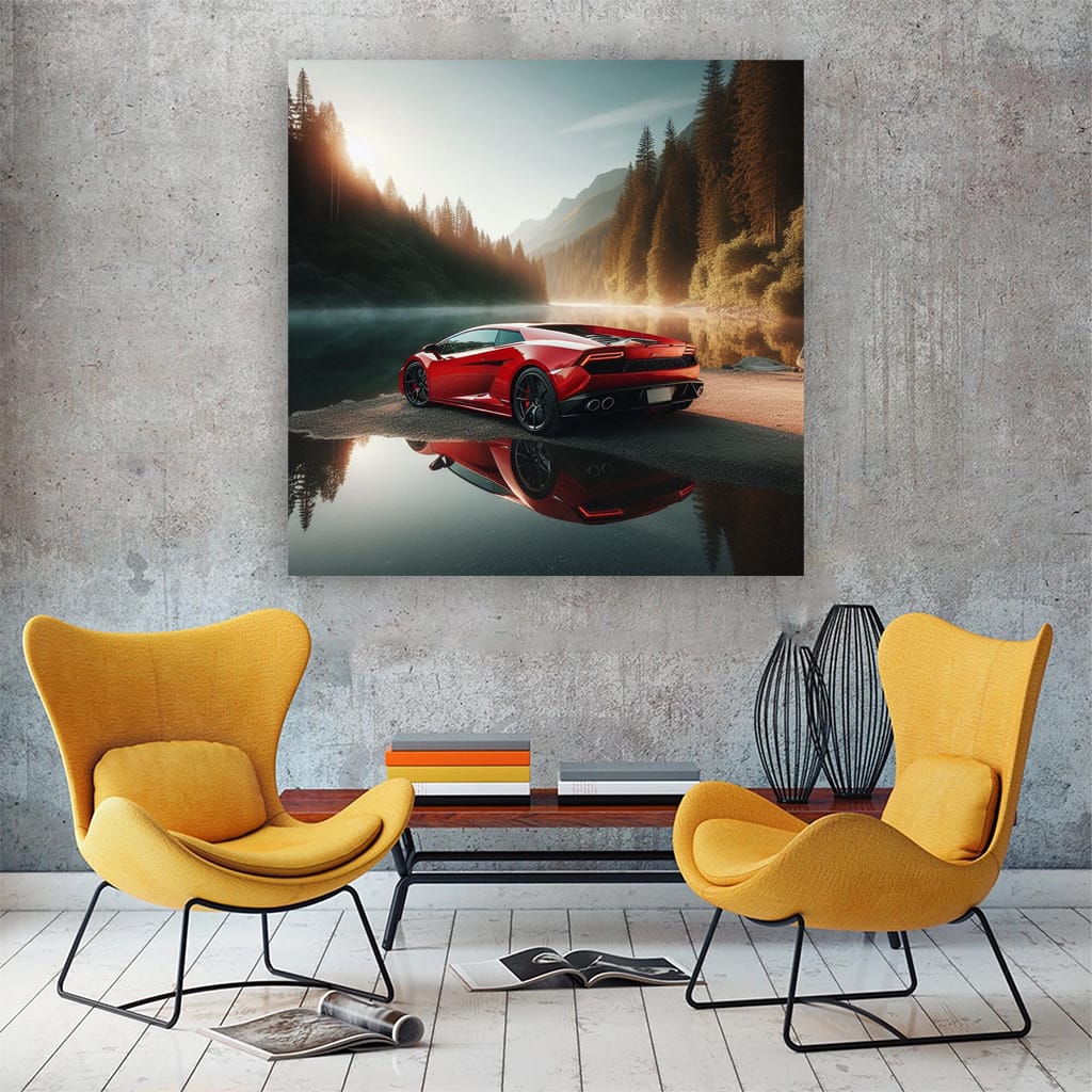 Stunning Lamborghini Gallardo by Lake - Speed Meets Elegance