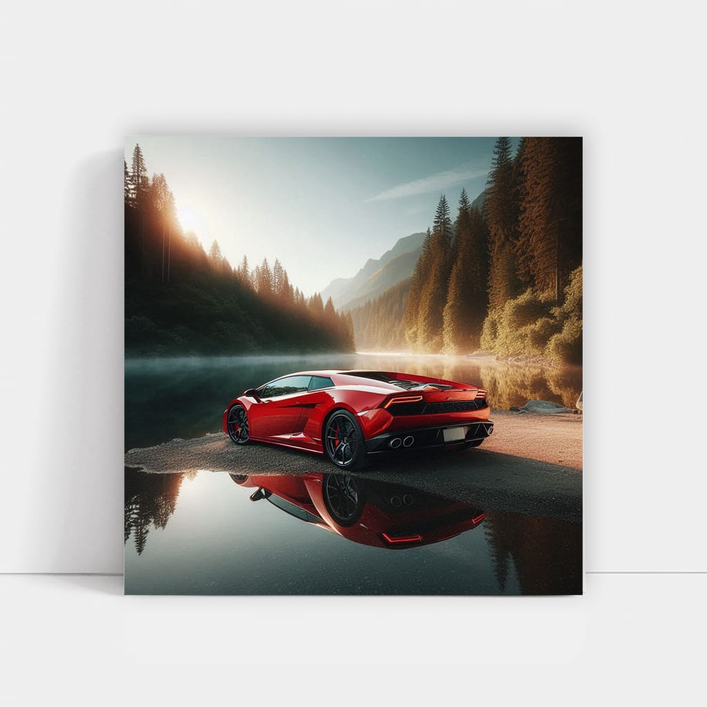 Stunning Lamborghini Gallardo by Lake - Speed Meets Elegance