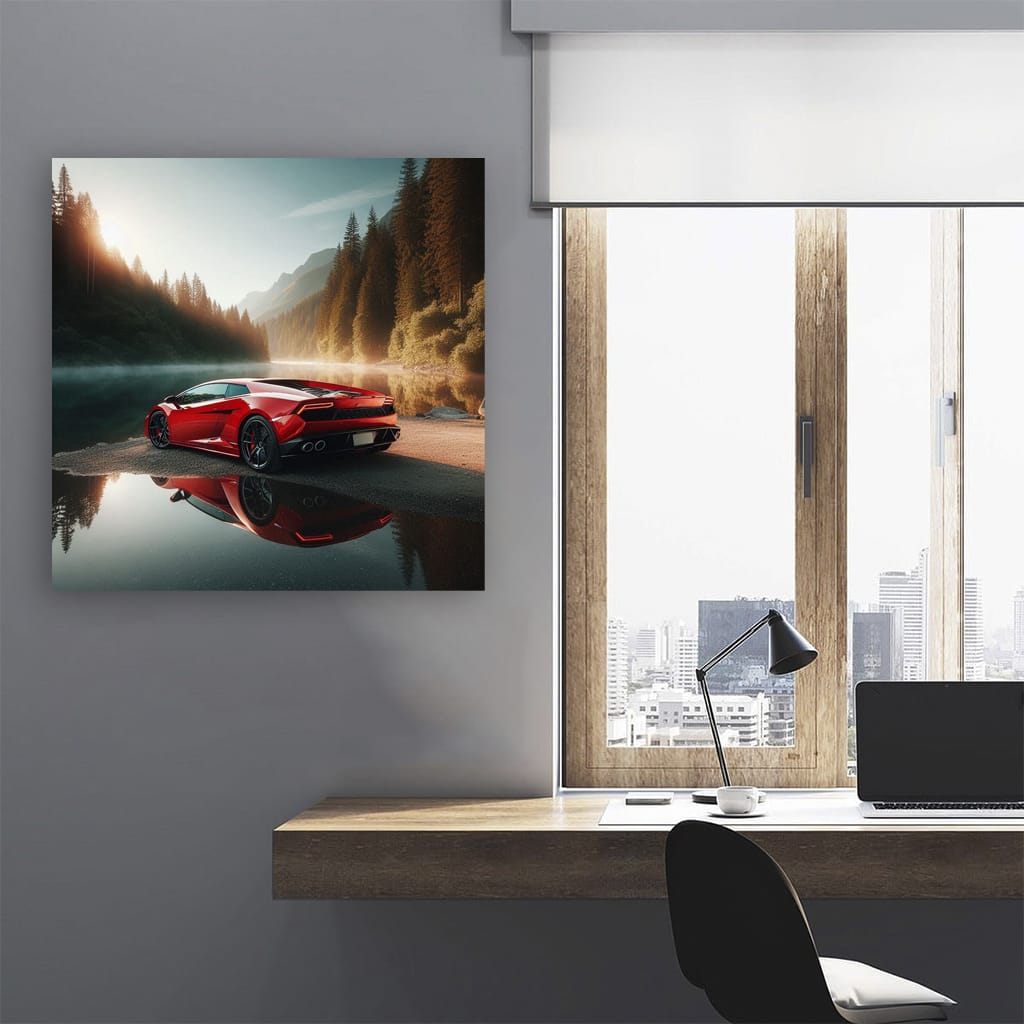 Stunning Lamborghini Gallardo by Lake - Speed Meets Elegance