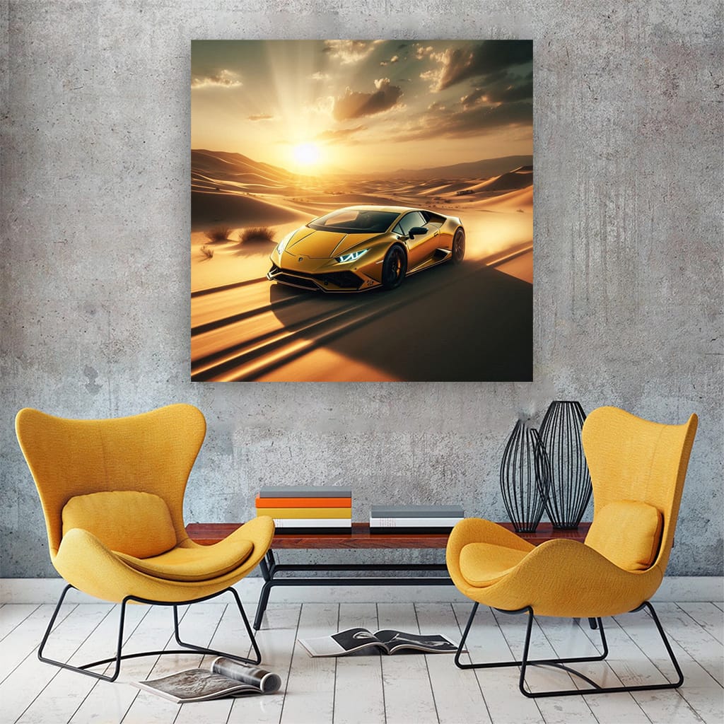 Lamborghini Huracan Evo Dese Wall Art