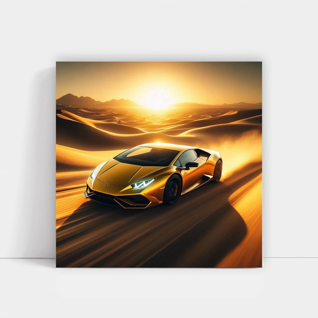 Lamborghini Huracan Evo Desert Wall Art