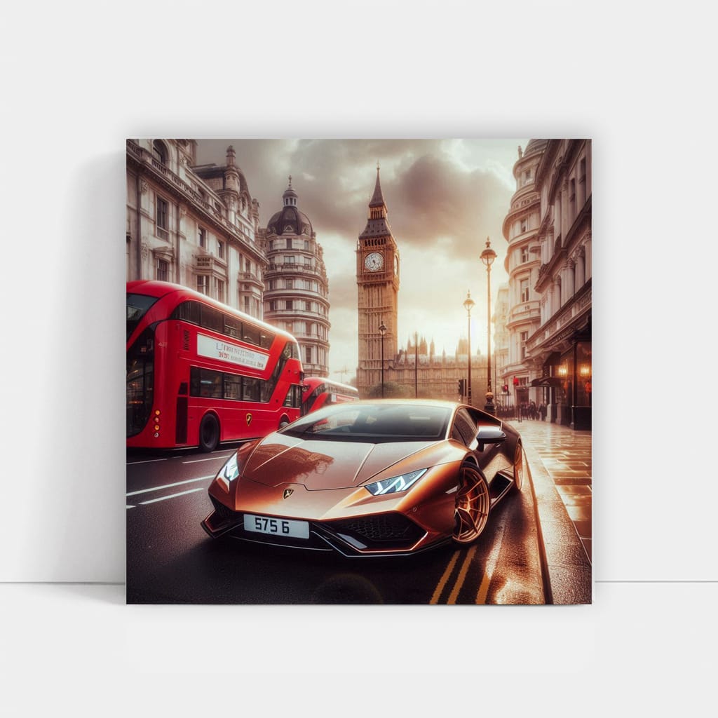 Lamborghini Huracan Evo Lond Wall Art