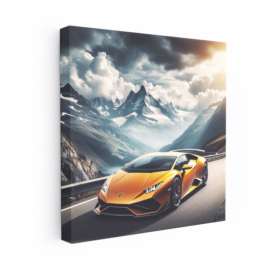 Lamborghini Huracan Evo National Park Wall Art