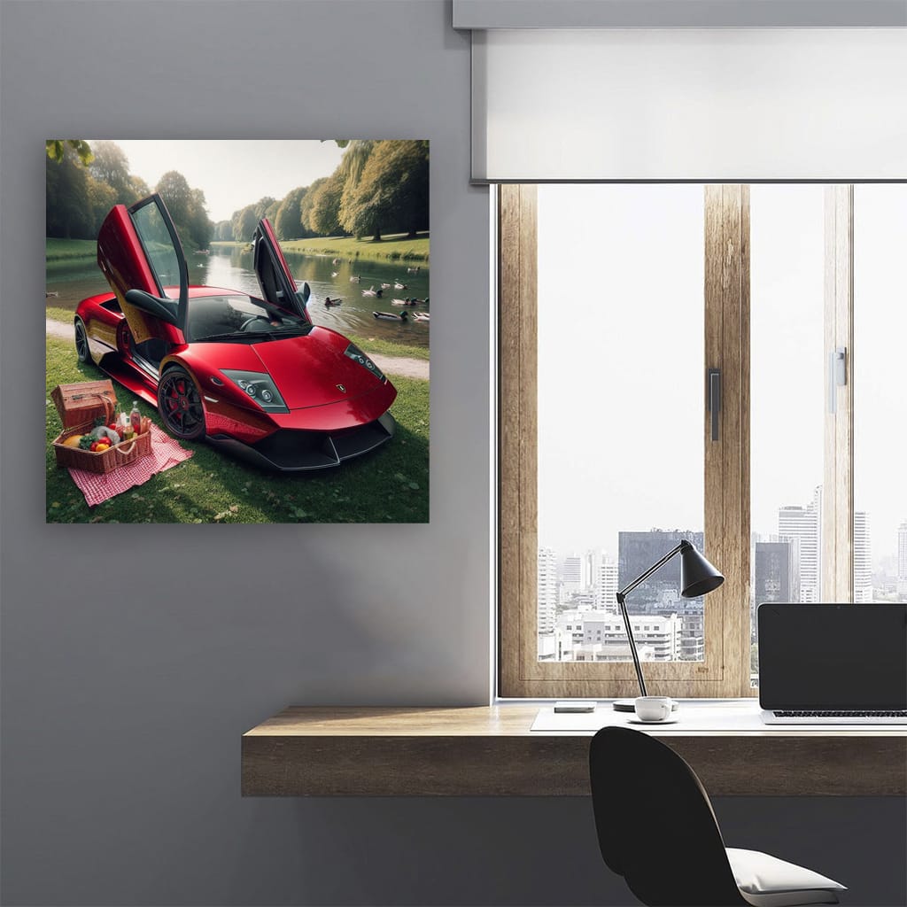 Lamborghini Murcielago Riv Wall Art