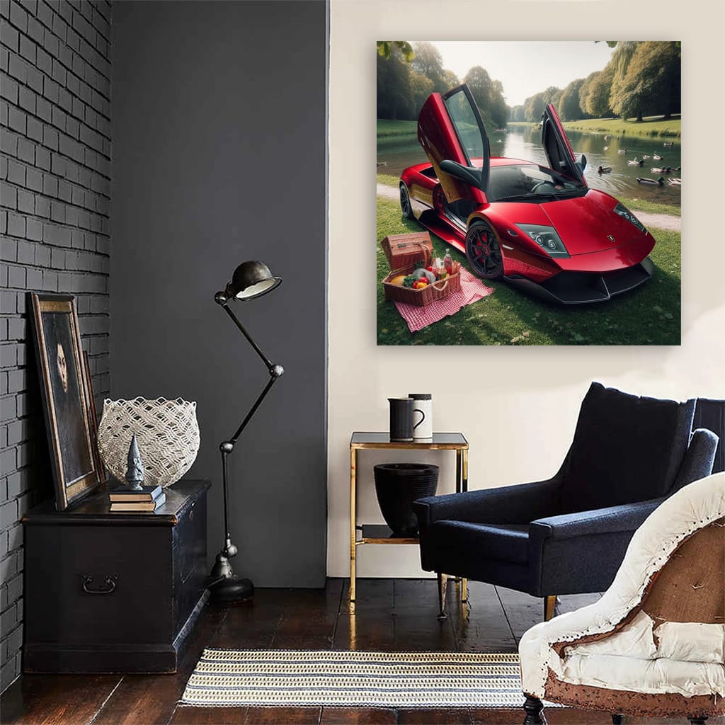 Lamborghini Murcielago Riv Wall Art