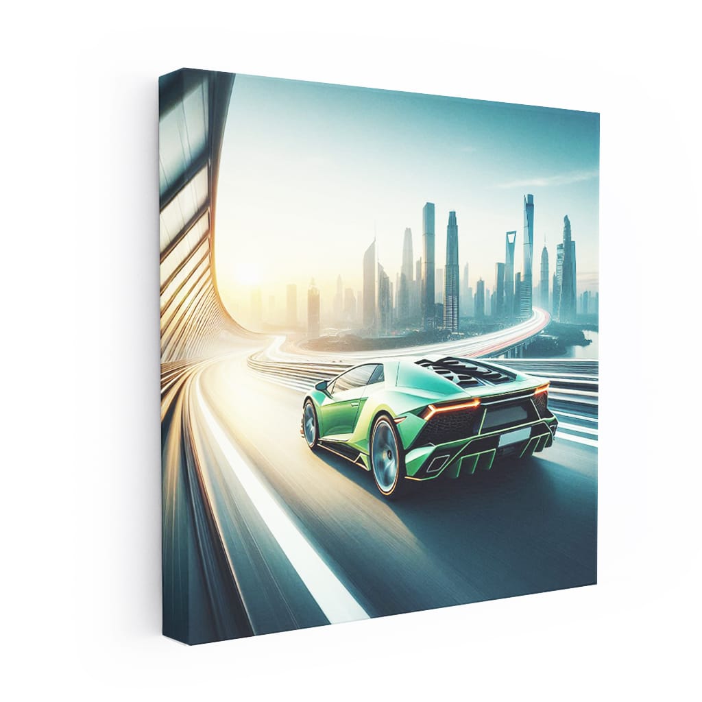 Lamborghini Sian Bridge Wall Art