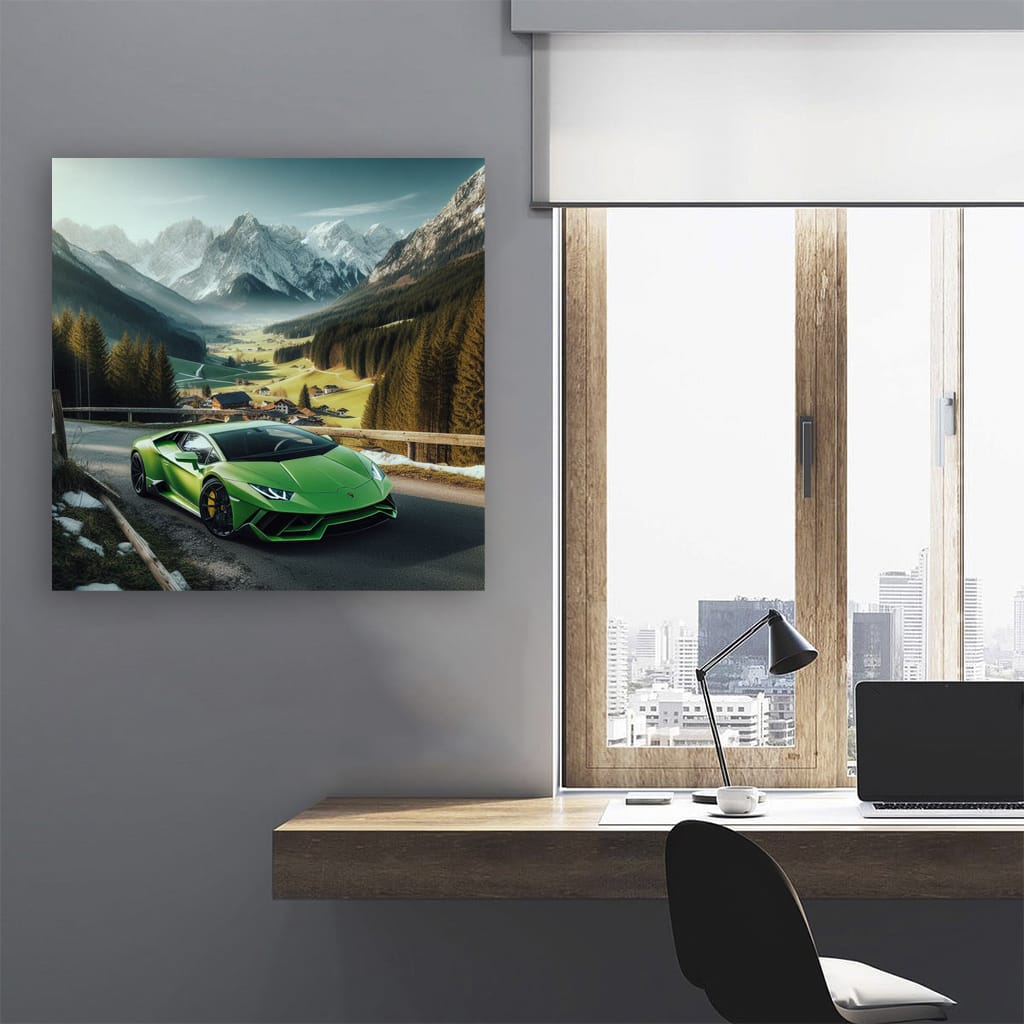 Lamborghini Sian in Mountains - Futuristic Italian Power