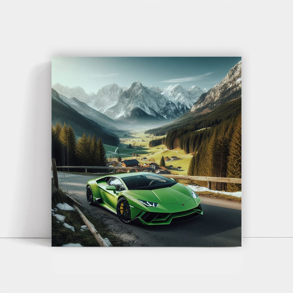 Lamborghini Sian in Mountains - Futuristic Italian Power