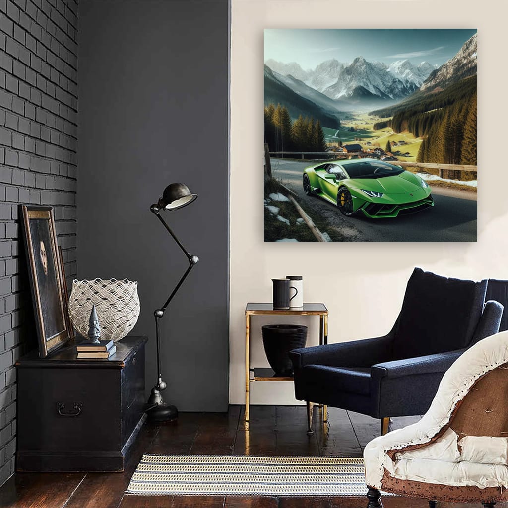 Lamborghini Sian in Mountains - Futuristic Italian Power