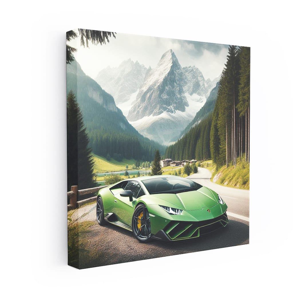 Lamborghini Sian Mountain Wall Art