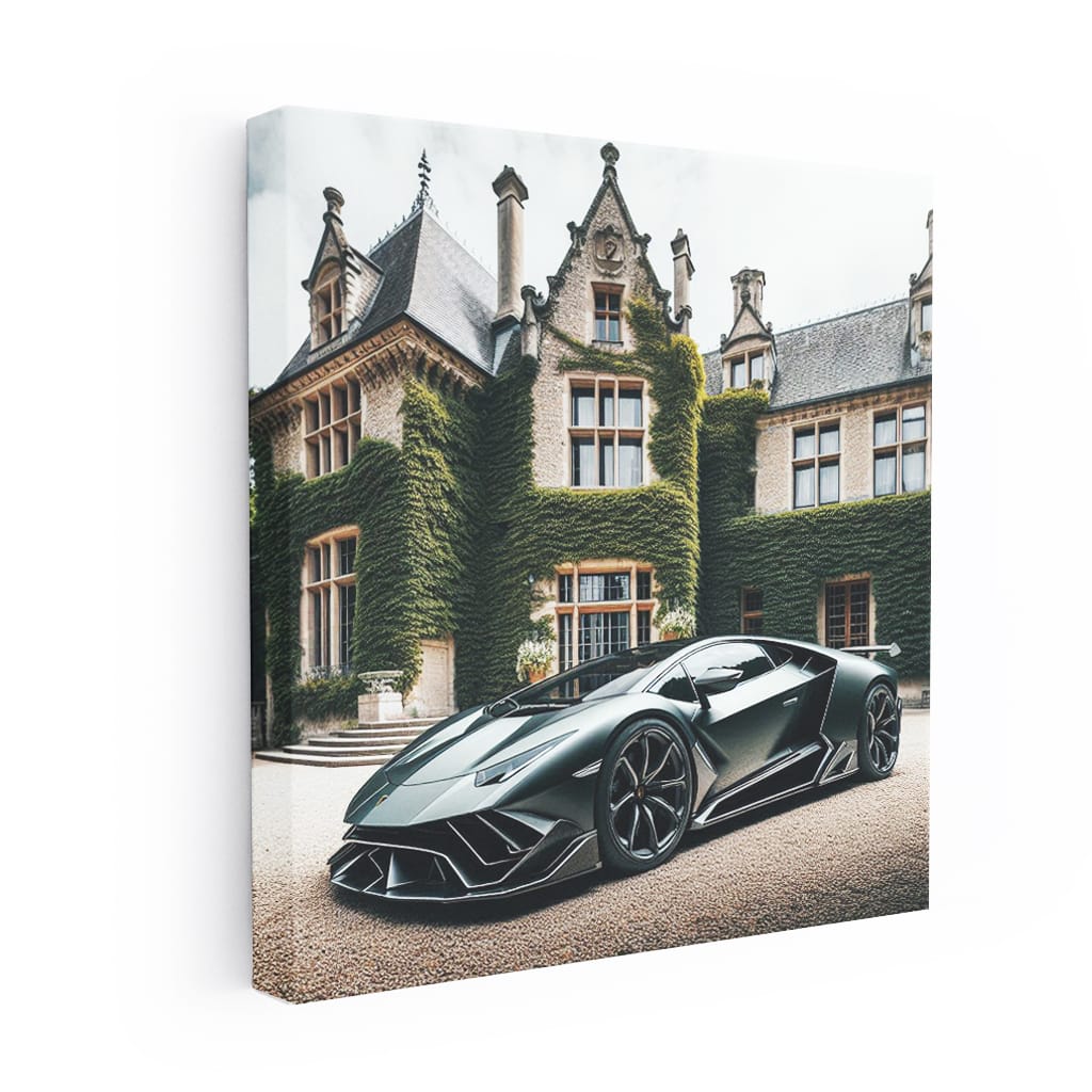 Lamborghini Sian Vintage Sty Wall Art